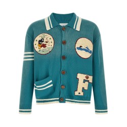 'Fin Varsity' cardigan
