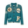 'Fin Varsity' cardigan
