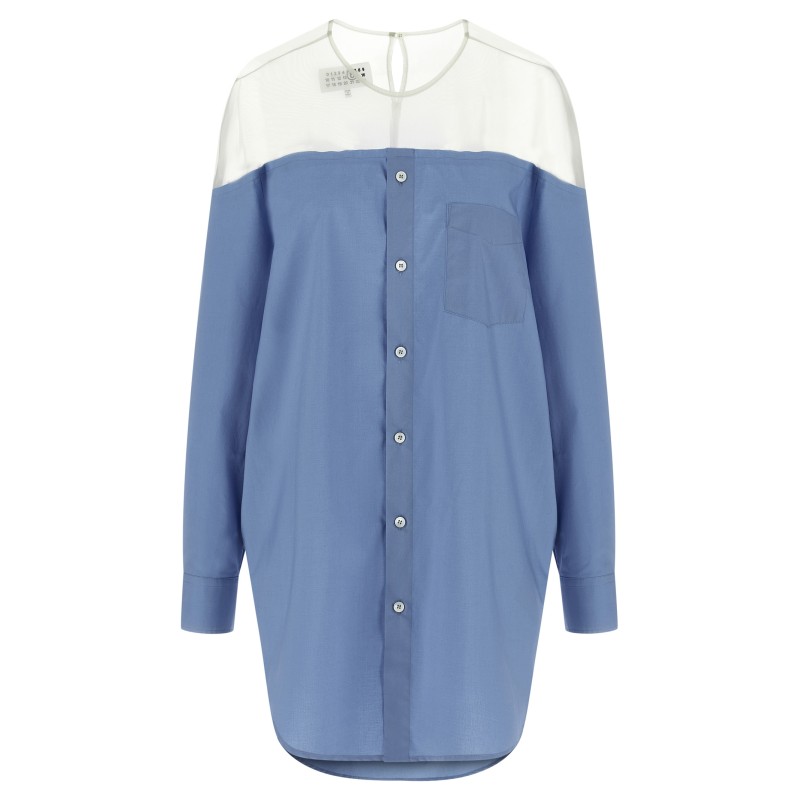 Tulle insert shirt
