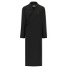 Wool crêpe coat