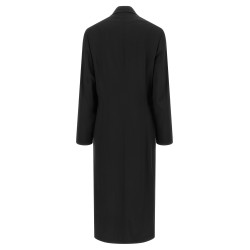 Wool crêpe coat