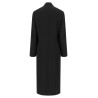 Wool crêpe coat