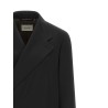 Wool crêpe coat