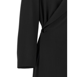 Wool crêpe coat