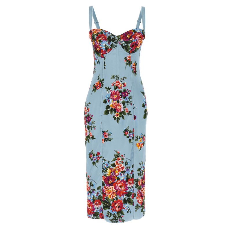 'Mazzo di Fiori' print dress
