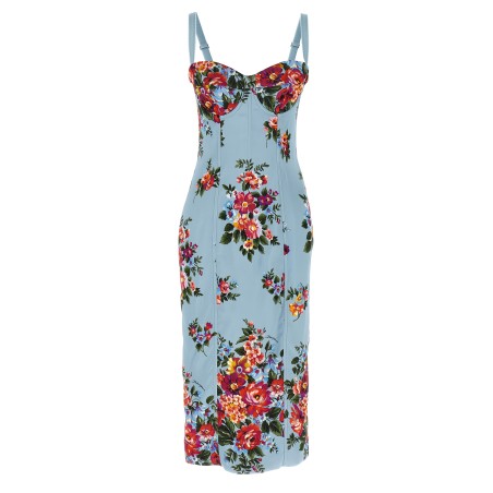 'Mazzo di Fiori' print dress