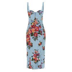 'Mazzo di Fiori' print dress