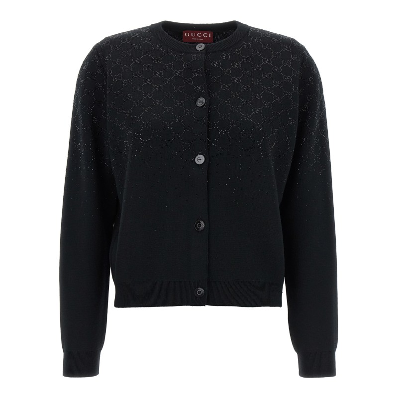 'GG' crystal cardigan