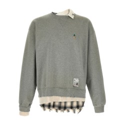 Three layer sweatshirt