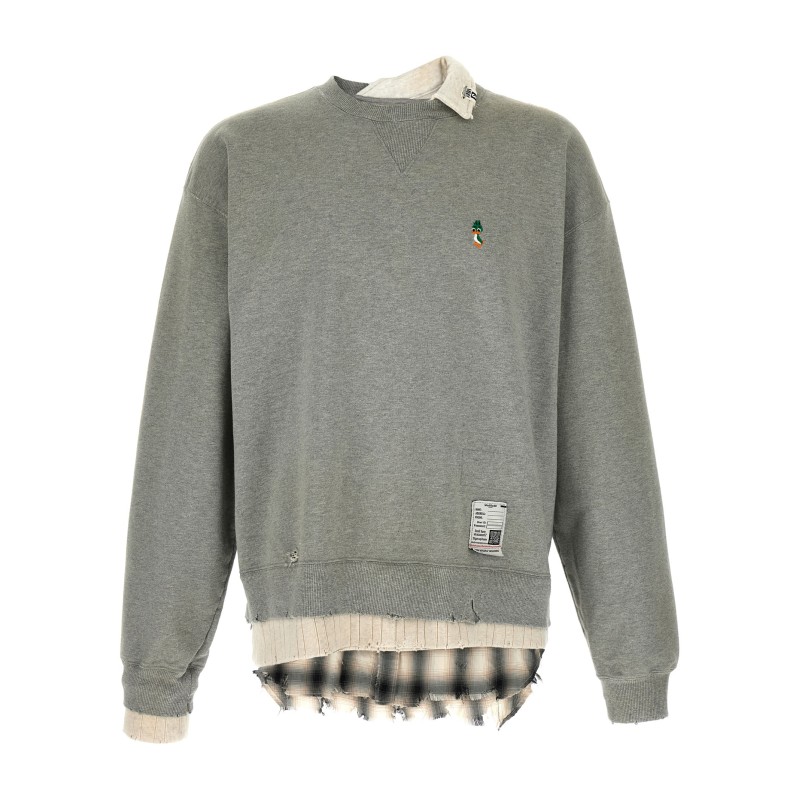 Three layer sweatshirt