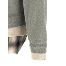 Three layer sweatshirt