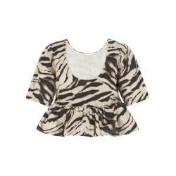 'Zebra Denim' top