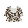 'Zebra Denim' top