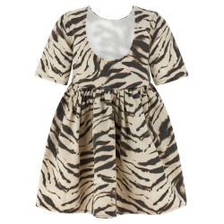'Zebra Denim' dress