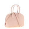Embossed leather handbag