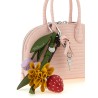 Embossed leather handbag