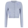 'Blue Flower Knit' cardigan