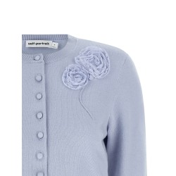 'Blue Flower Knit' cardigan