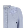 'Blue Flower Knit' cardigan