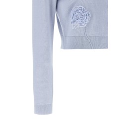 'Blue Flower Knit' cardigan