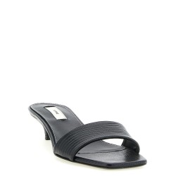 Lizard leather sandals