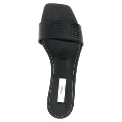 Lizard leather sandals