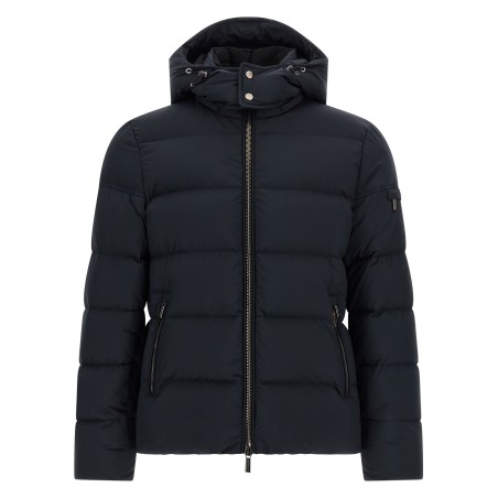 'Brett' - 'Acqua' line bomber jacket