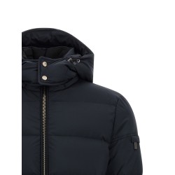'Brett' - 'Acqua' line bomber jacket