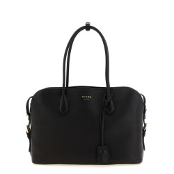 Large leather shopping bag
