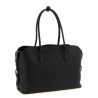 Large leather shopping bag
