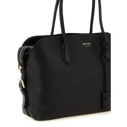 Large leather shopping bag
