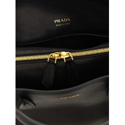 Large leather shopping bag