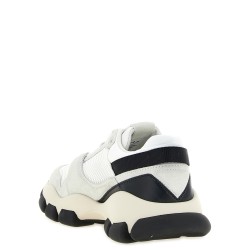 Mesh and suede sneakers