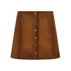 Suede skirt
