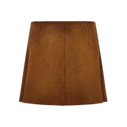 Suede skirt