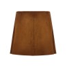 Suede skirt