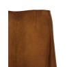 Suede skirt