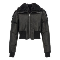 'Flight Jkt Cropped' bomber jacket