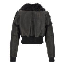 'Flight Jkt Cropped' bomber jacket