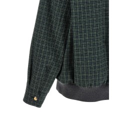 Check cotton blouson