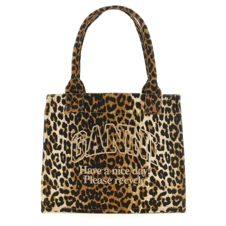 'Leopard' large shopping bag