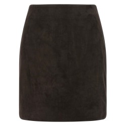 Suede skirt