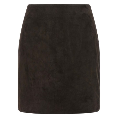 Suede skirt