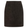 Suede skirt