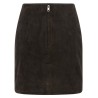 Suede skirt