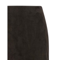Suede skirt