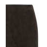 Suede skirt