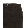 Suede skirt