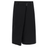 Wrap-up bermuda shorts