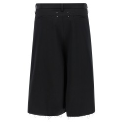Wrap-up bermuda shorts